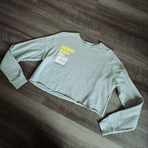 CLEAN Puppies Make Me Happy Cropped Sweatshirt